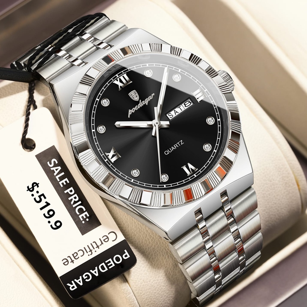 Luminous Quartz Men's Watch