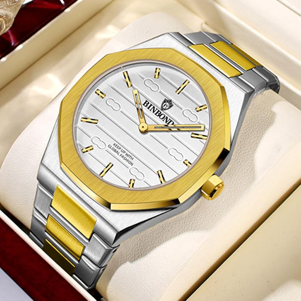 BINBOND Luxury Men’s Watch ( water proof )