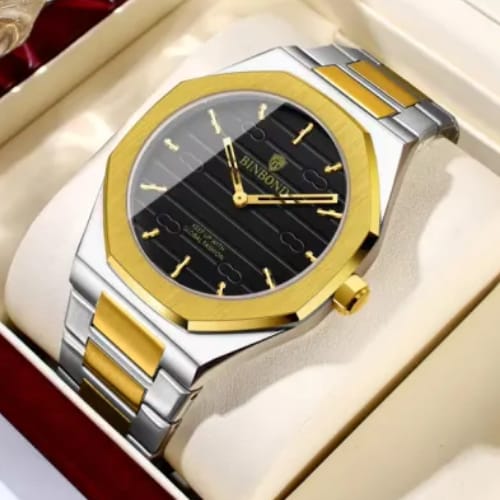 BINBOND Luxury Men’s Watch ( water proof )