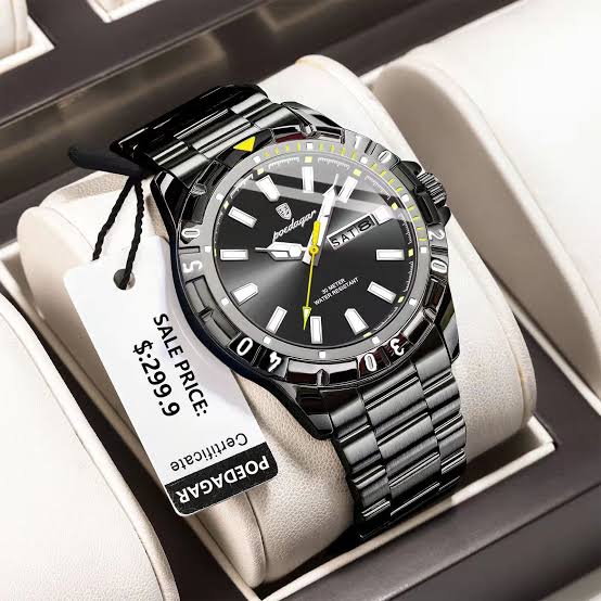 POEDAGAR 959 Stainless Steel Men's Watches
